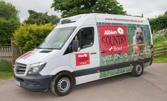 Albion Meat Products’ new temperature-controlled delivery van