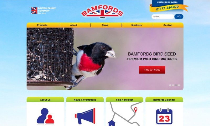 Bamfords launches new website