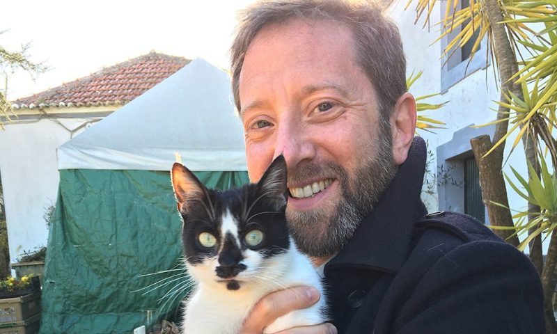 Harry Eckman of Changes for Animals celebrates award