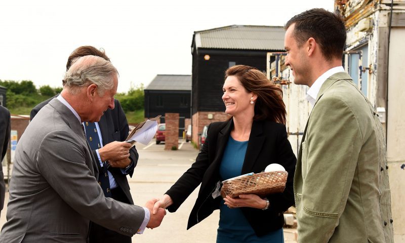 The Prince of Wales visits Dorwest Herbs