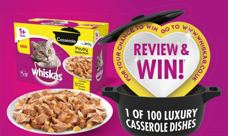 Whiskas launches new casserole range for cats