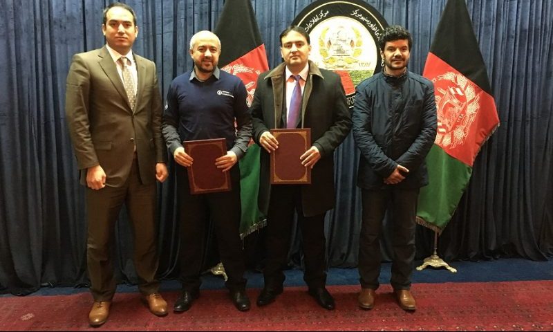 Charity signs landmark agreement with Kabul