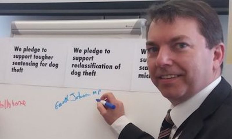 Huge support from MPs for Dog Theft Awareness Day