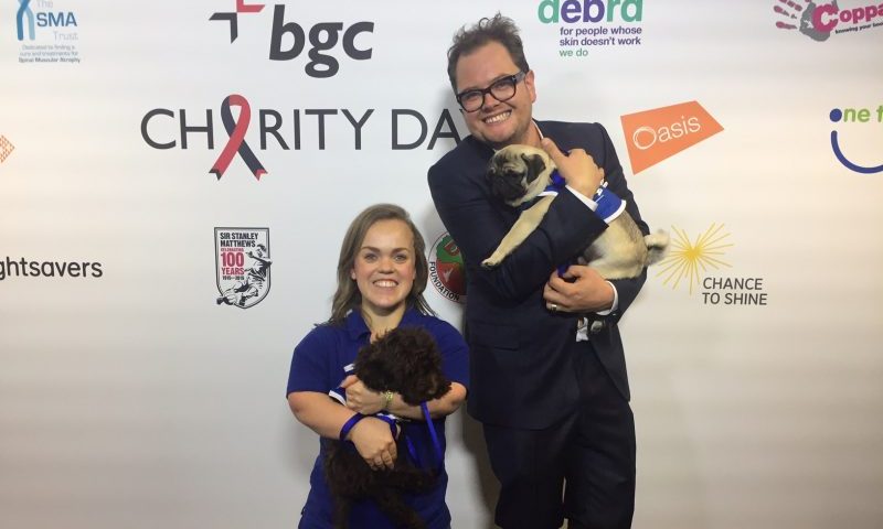 Celebrity swimmer raises money for animal charity