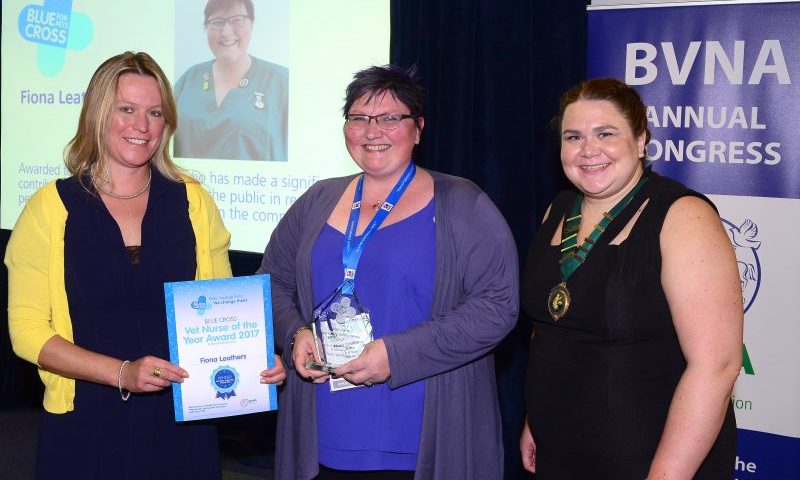 Blue Cross awards top vet nurse of the year