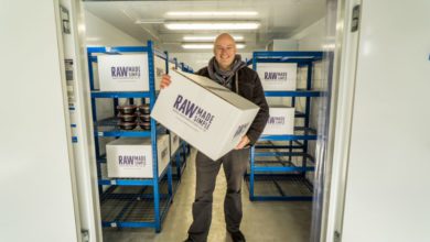 Raw food start-up launches with new cold store facility