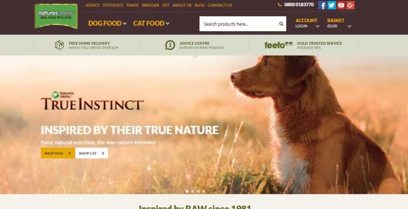 Raw food company launches new website