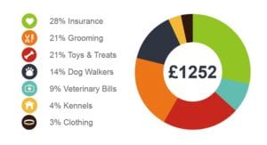 £10.6m spent of pet dogs every year