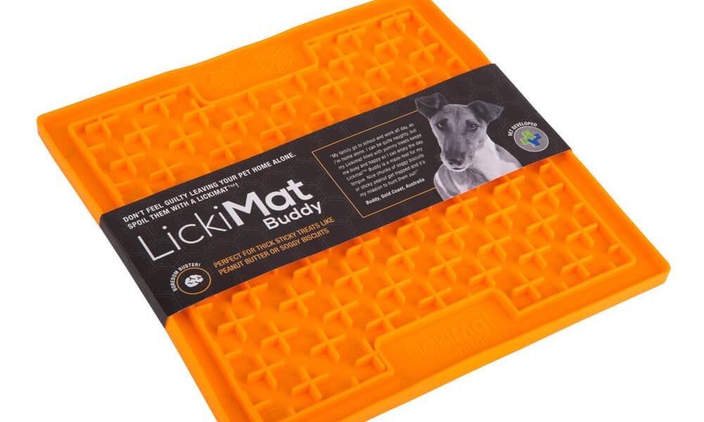 Slow-feeding ‘Lickimat’ launched for pet separation anxiety
