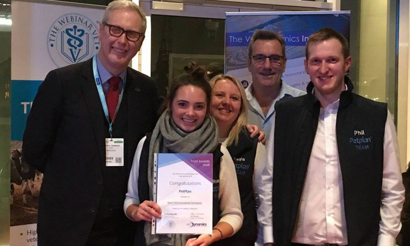 Petplan voted ‘best pet insurance company’ by vets