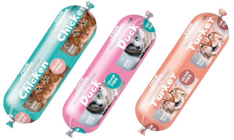 FourFriends Pet Food introduces new meat sausages