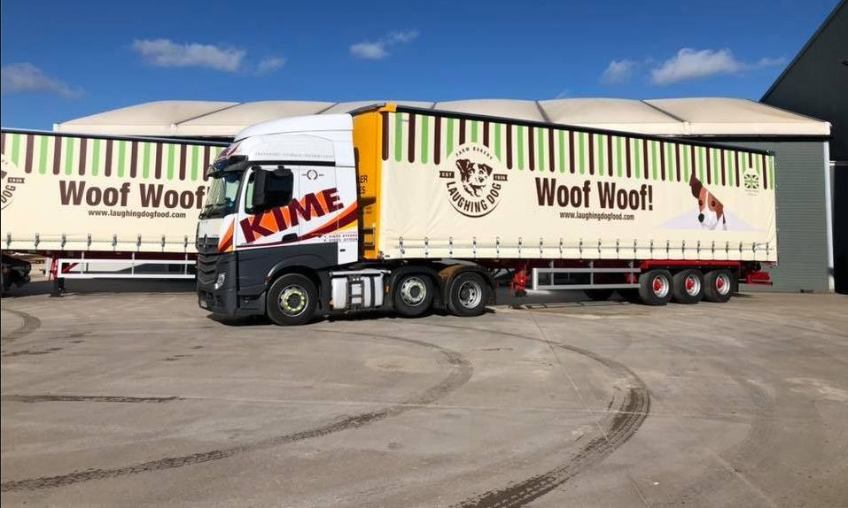 Laughing Dog rebrands delivery vehicles