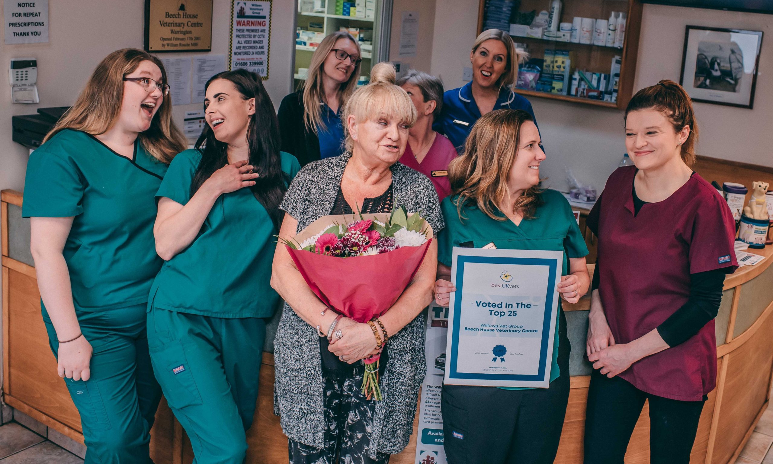 Warrington vet surgery named in UK’s top 25