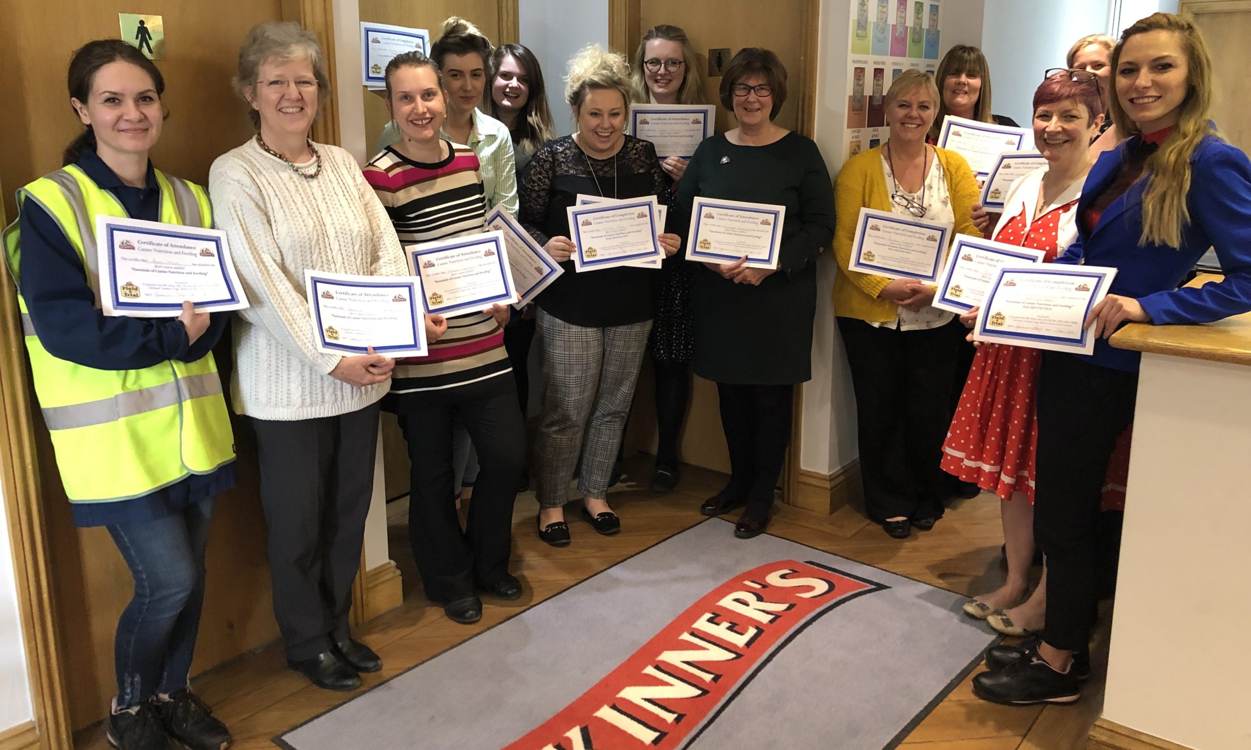 Skinner’s Pet Foods staff achieve Canine Nutritional Training