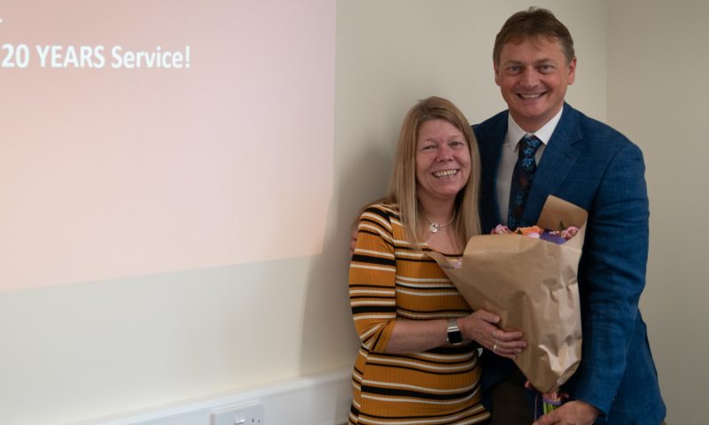 Beaphar employee celebrates 20 years of service