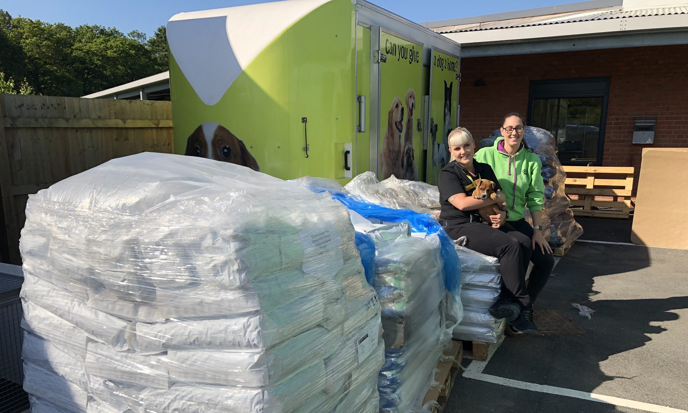 Fish4Dogs donates three-tons of pet food to dogs home