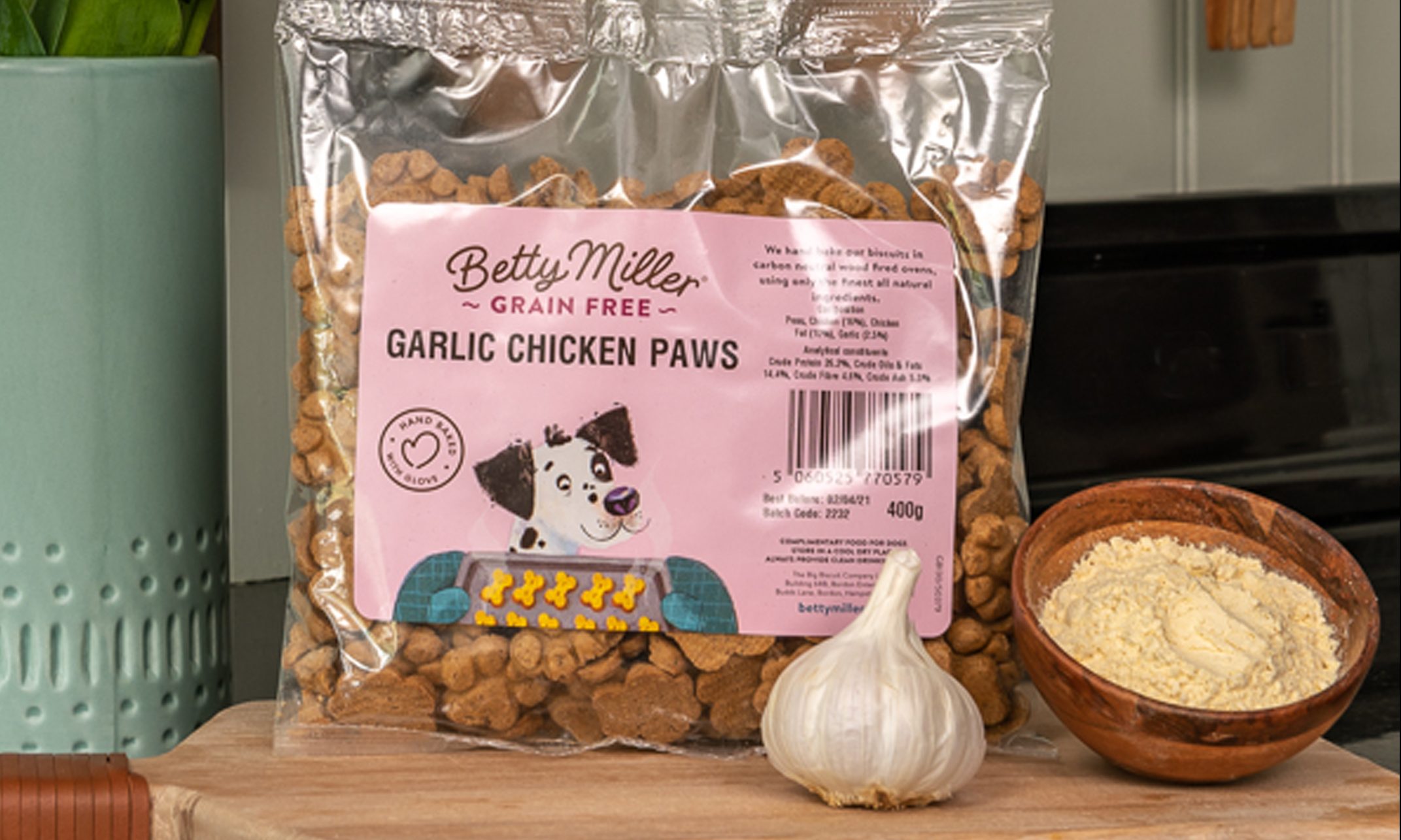 Betty Miller launches new range baked treats for dogs