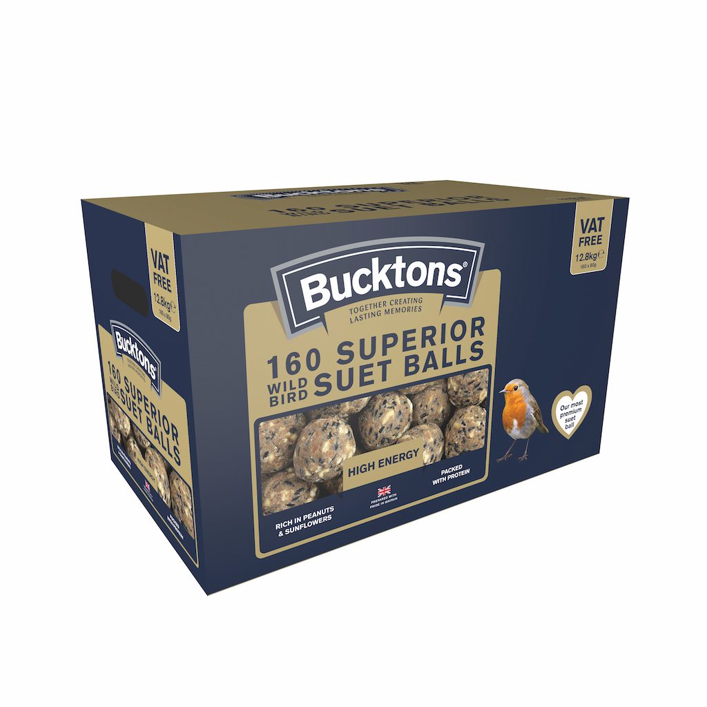 Bucktons launches new superior suet balls for wild birds