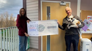 Bristol animal rescue centre receives donation