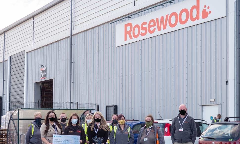 Rosewood Pet Products raises over £7,000 for charity
