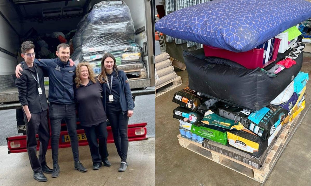 Scampers donates essential supplies Ukraine