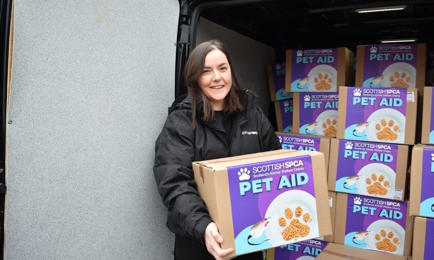 Scottish SPCA teams up with Tesco to run a series of Pet Aid roadshows