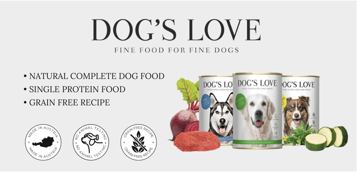 DOG’S LOVE: Single-protein dog food