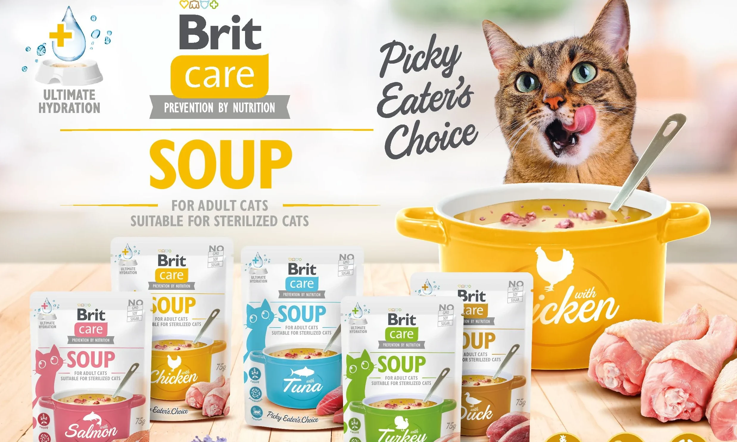 Vafo launches new Brit Care Cat Soups range