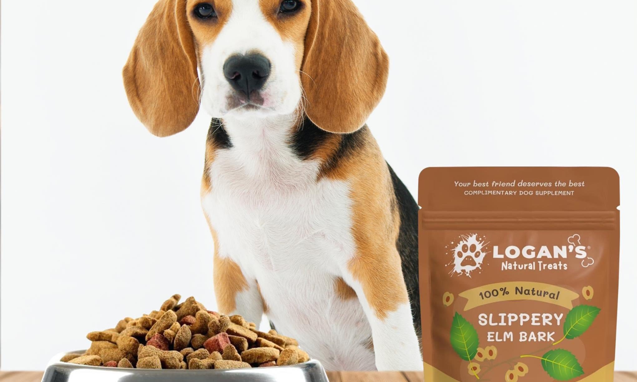 Logans Natural treats launches new Slippery Elm Bark for Dogs
