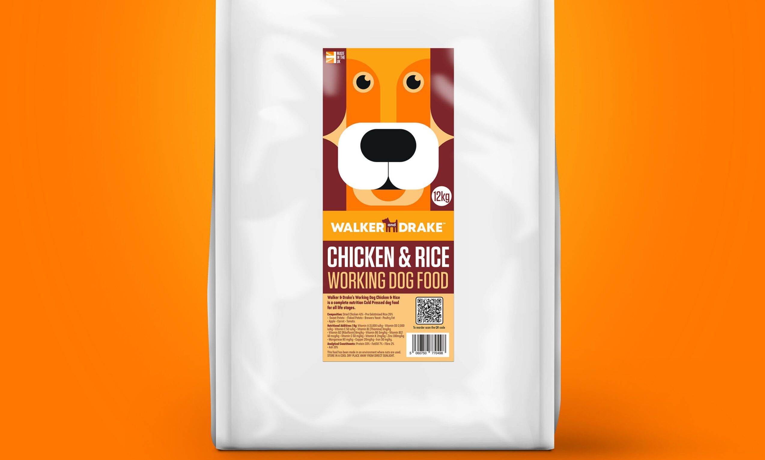 Walker and Drake launches new Working Dog Food recipe