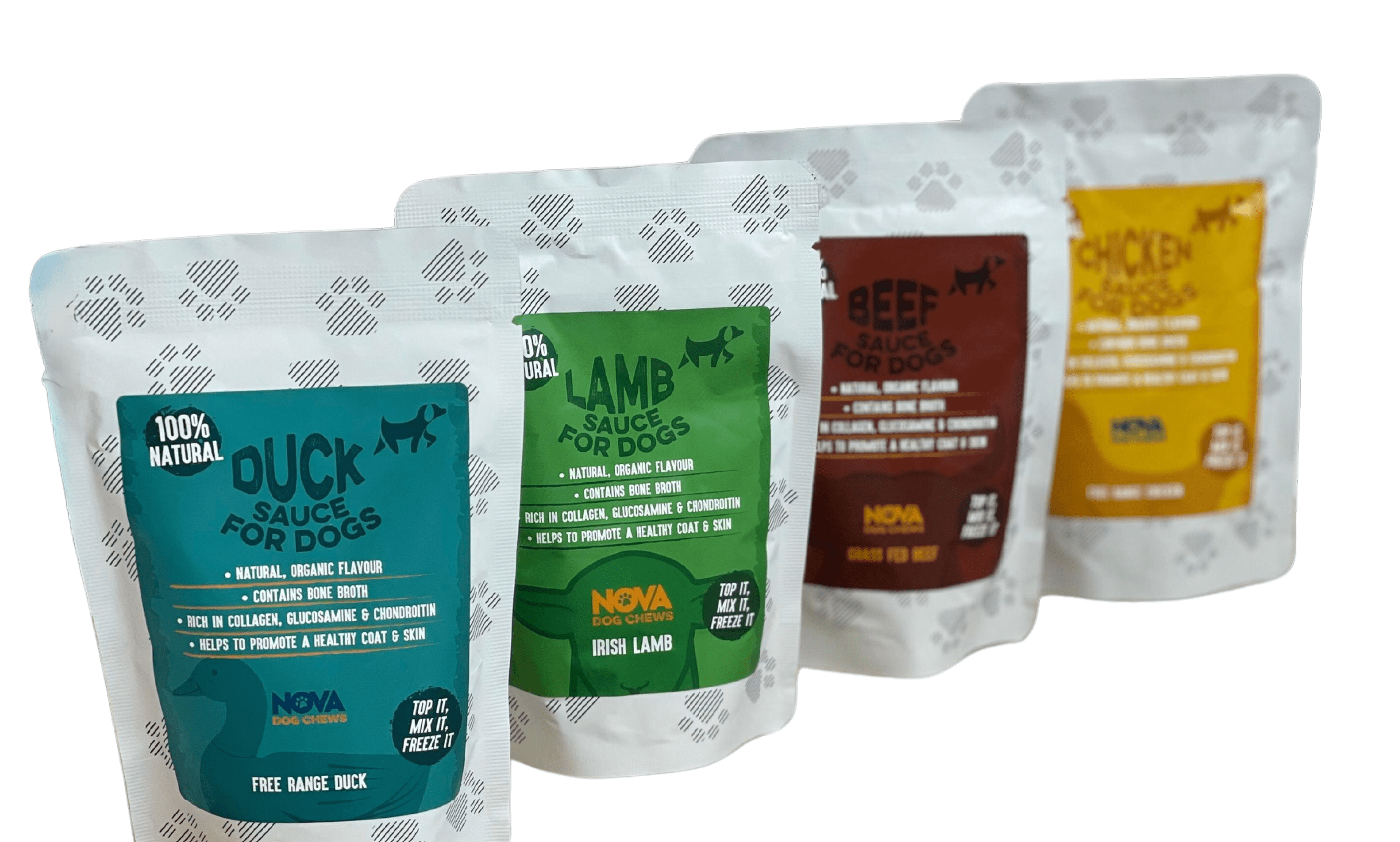 Nova Dog Chews launches Bone Broth and Sauce