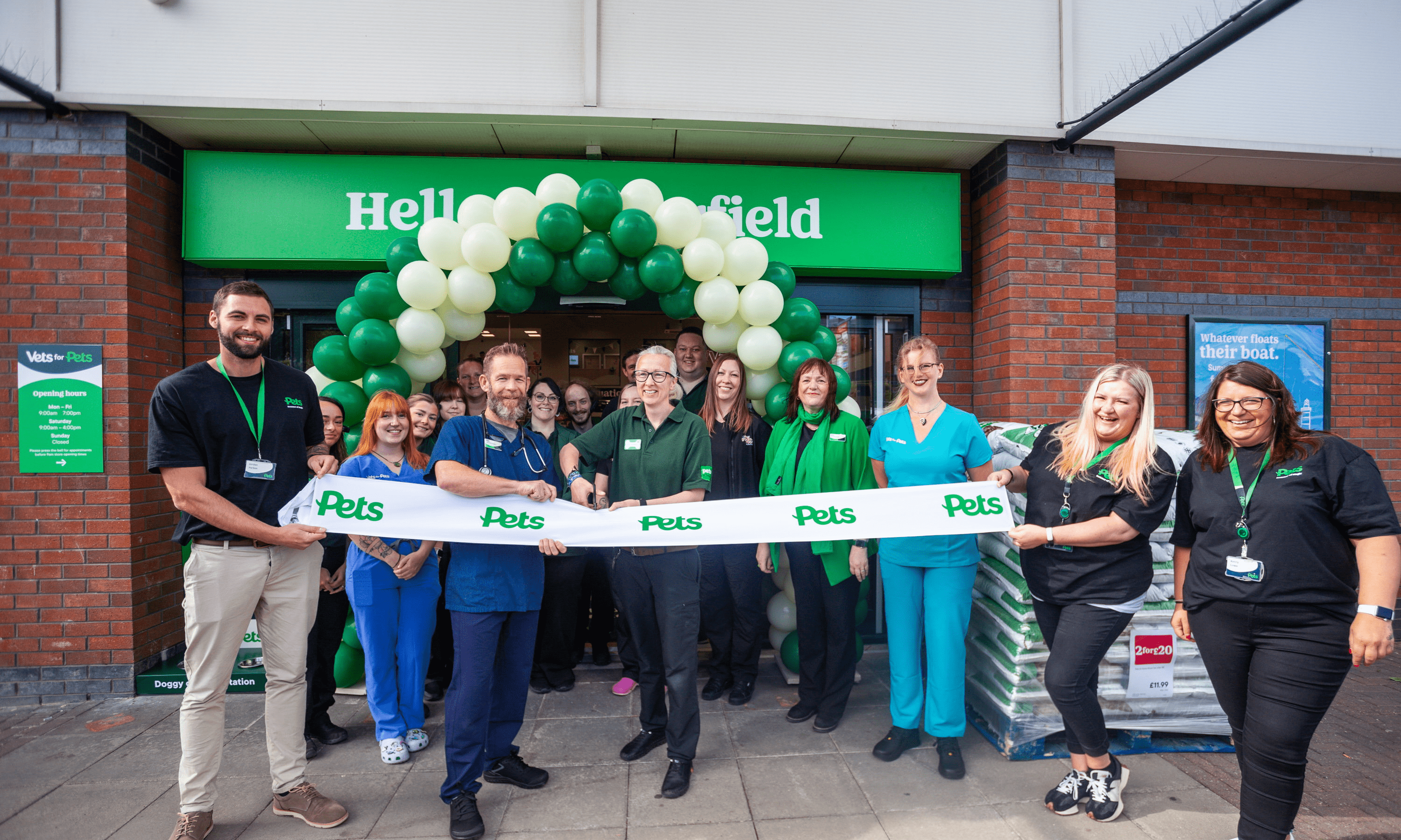 Pets at Home Chesterfield reopens following flooding