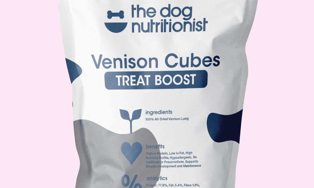 The Dog Nutritionist launches new Venison Cubes Treat Boost