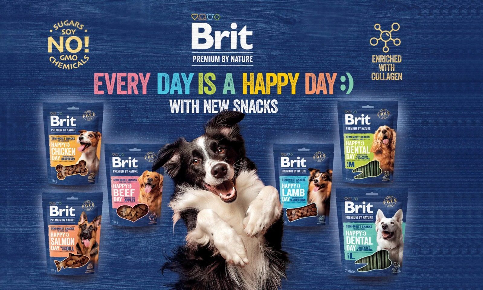 Brit launches new Brit Premium by Nature Happy Snacks line