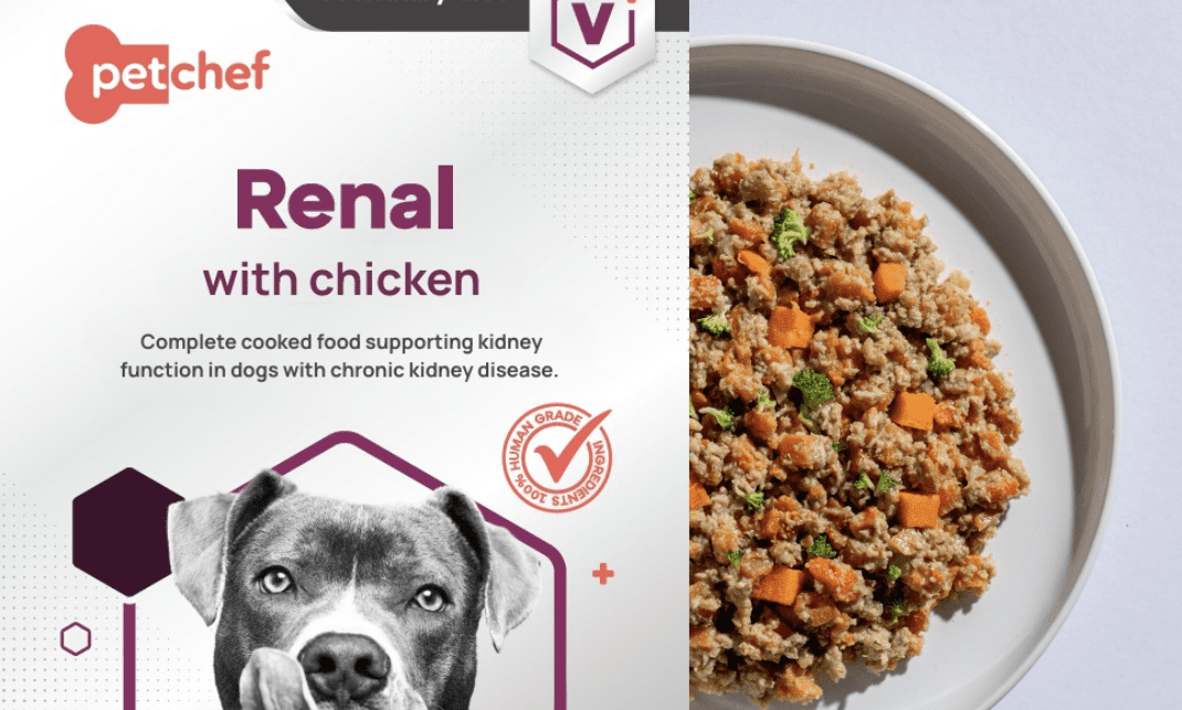 Petchef launches Greece’s first freshly cooked renal support recipe for dogs