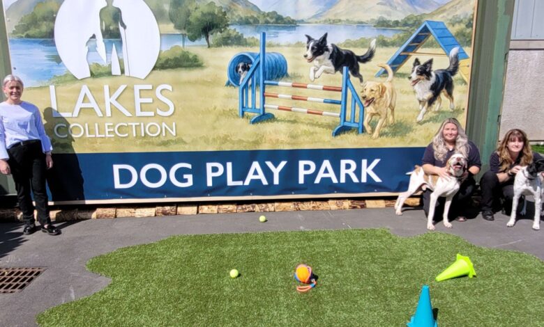 The Lakes Collection Dog Play Park opens in Cumbria