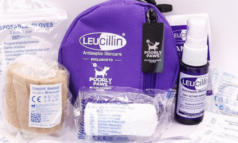 Poorly Paws partners with Leucillin on pet first aid kits