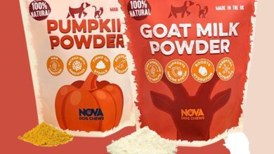 Nova Dog Chews launches Pumpkin Powder and Goat Milk Powder