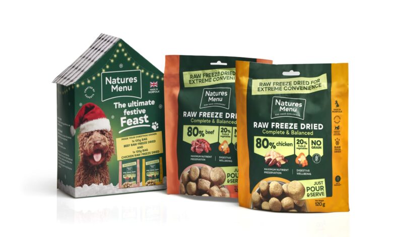 Natures Menu unveils festive Freeze Dried treats for dogs