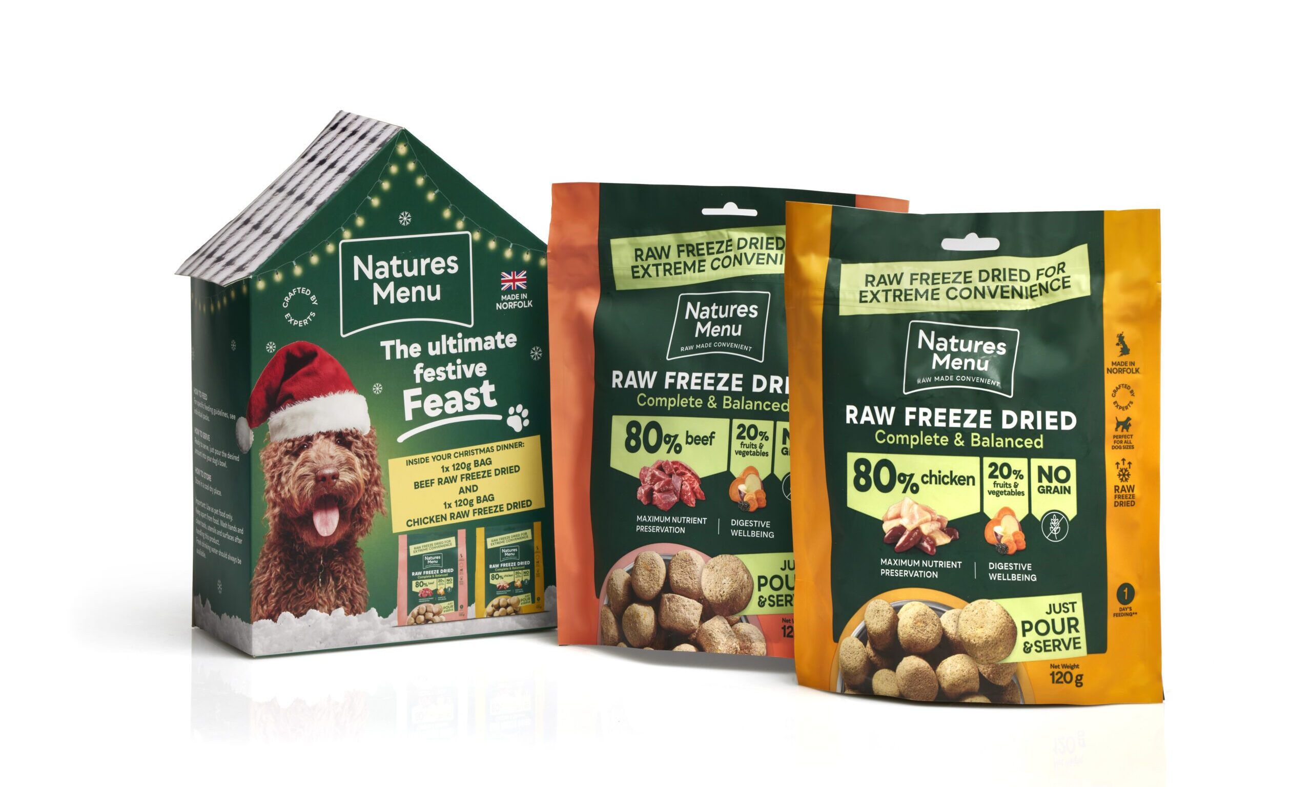 Natures Menu unveils festive Freeze Dried treats for dogs