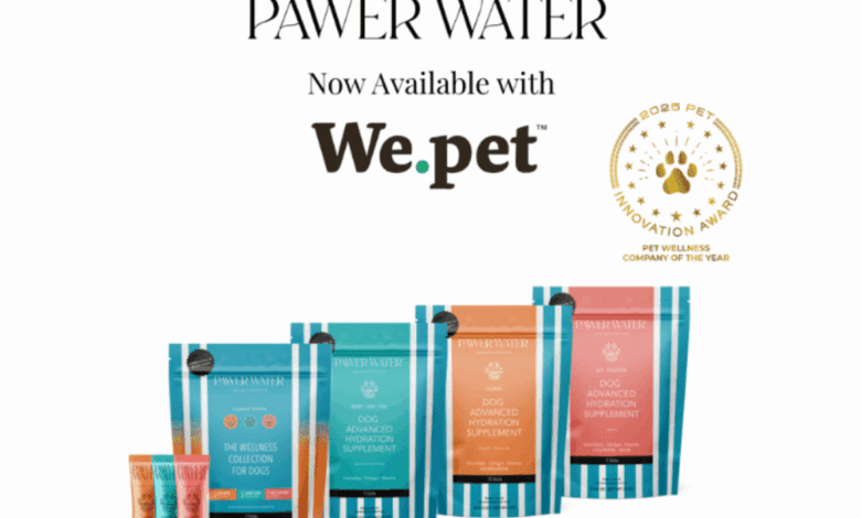Pawer Water range to launch in Just for Pets stores nationwide