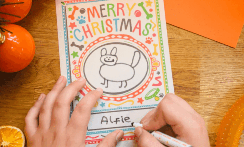 Scoff Paper launches edible ‘pawtrait’ Christmas card for dogs