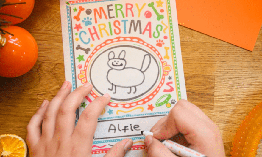 Scoff Paper launches edible ‘pawtrait’ Christmas card for dogs