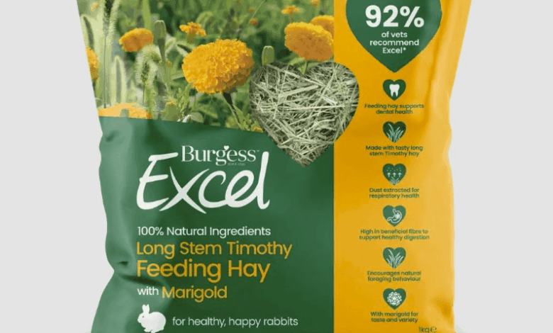 Burgess Pet Care adds two new premium feeding hays to Excel range