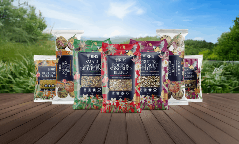 RHS launches licensed wild bird food range with Harvest Wildlife Products